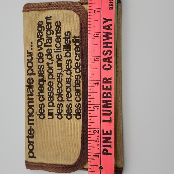 Porte-Monnaie Pour... in other words... french purse Canvas Wallet - Picture 9 of 9